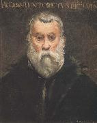 Copie d'apres le Portrait du Tintoret par lui-meme (mk40), Edouard Manet